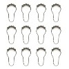 LunaLulinlk Waterproof recycled PEVA shower curtain with 12 hooks - 4 of 4