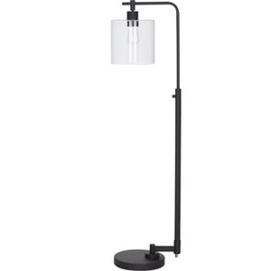 Hudson Industrial Floor Lamp Black (Lamp Only) - Threshold