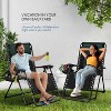 Nestl Padded Zero Gravity Chair, Oversized Patio Lounge Chair, Reclining Camping Chair, Folding Outdoor Chair with Headrest and Cup Holder - 4 of 4