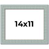 PosterPalooza | Photo Size Refined Blue Picture Frame - UV Acrylic, Foam Board Backing, Hanging Hardware - 2 of 4