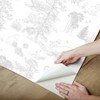 RoomMates Winnie The Pooh Toile Kids' Peel and Stick Wallpaper Gray - 2 of 4
