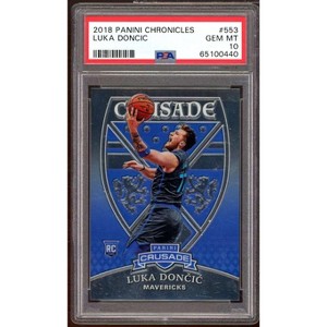 Luka Doncic Rookie Card 2018-19 Panini Chronicles #553 PSA 10 - 1 of 2