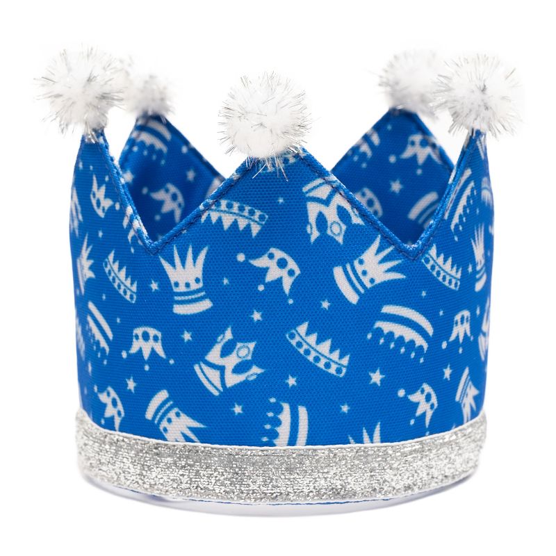 The Worthy Dog Adjustable Birthday Party Crown Accessory, 3 of 5