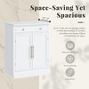 LunaLulinlk Modern Freestanding Kitchen Pantry,Buffet Food Storage, Coffee Bar Cabinet with Drawer - 4 of 4