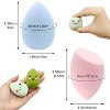 12 Pieces Professional Makeup Sponge Set,Face Puffs,  Blender Cosmetic Applicator - 2 of 4