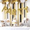 PartyWoo Crepe Paper Streamers Black Gold Silver 8 Rolls 656 ft 1.8 in x 82 Ft Roll - 4 of 4