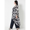 June + Vie by Roaman's Women's Plus Size Chiffon Duster - 4 of 4