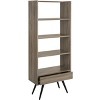 Terrence Etagere - FOX4277 - Light Brown/Black - Safavieh Couture - 3 of 4