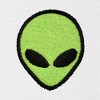 Dalix Alien Embroidery Relaxed Hoodie Soft Fleece Sweatshirt Drawcord Fit Lounge Mens - 2 of 4
