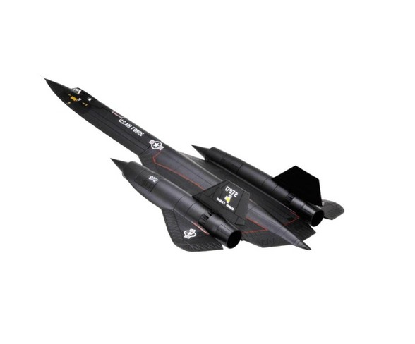 SR-71A Blackbird Diecast Model, USAF 9th SRW, #61-7972 Charlie's Problem, 1975