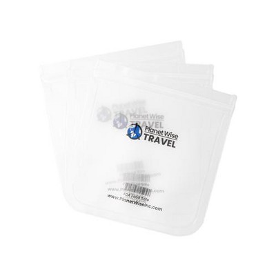 Planet Wise Leak-Proof Sandwich Bag 3-Pack - Clear