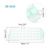 Unique Bargains Removable Stackable Easy Release 36 Grid Ice Cube Trays with Lid 11" x 4.7" - 2 of 4