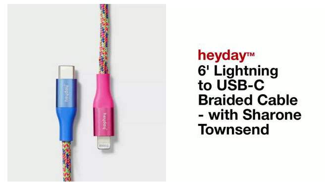 6&#39; Lightning to USB-C Braided Cable - heyday&#8482; with Sharone Townsend, 2 of 6, play video