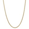 Black Bow Jewelry 3.35mm, 14k Yellow Gold, Hollow Curb Link Chain Necklace - 3 of 4