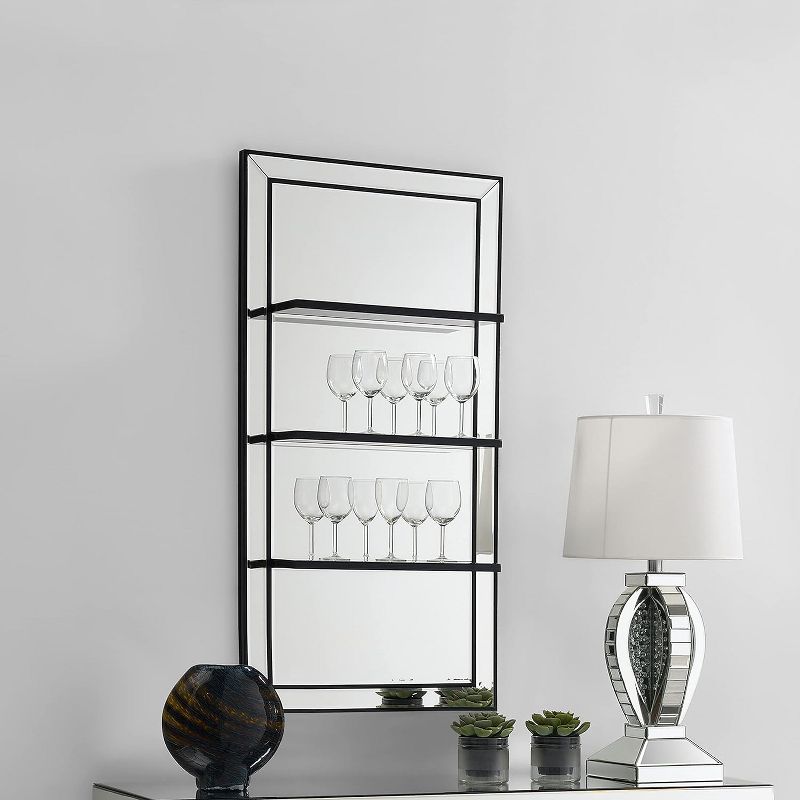 Coaster Home Furnishings Oriel 3-Shelf Rectangle Wall Mirror, 1 of 2