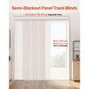 VEVOR Panel Track Blinds, Extendable Track from 45.8 in to 86 in W,Trimmable Panel Curtains Up to 96 in H,Adjustable Vertical Panel Blinds,Light Brown - 3 of 4