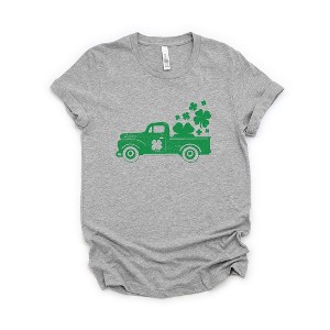 Simply Sage Market Women's Shamrock Truck Short Sleeve Graphic Tee - 1 of 4