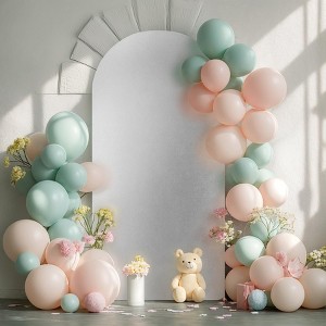 Double-Sided Spandex Arch Cover, Stretchy Fitted Arch Stand Cover; for Wedding, Backdrop, Balloon, Birthday, Banquet Photography Decoration - 1 of 4