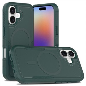 Clotth Case for iPhone 17 Air - Magnetic iPhone Case with Thickened Corners, Hard Shell Case, Compatible with MagSafe - 1 of 4