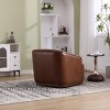 NicBex 360 Degree Accent Swivel Chair Barrel Chair Round Comfy Chair Sofa Chair Leisure Armchair for Living Room, Reading Room - 4 of 4
