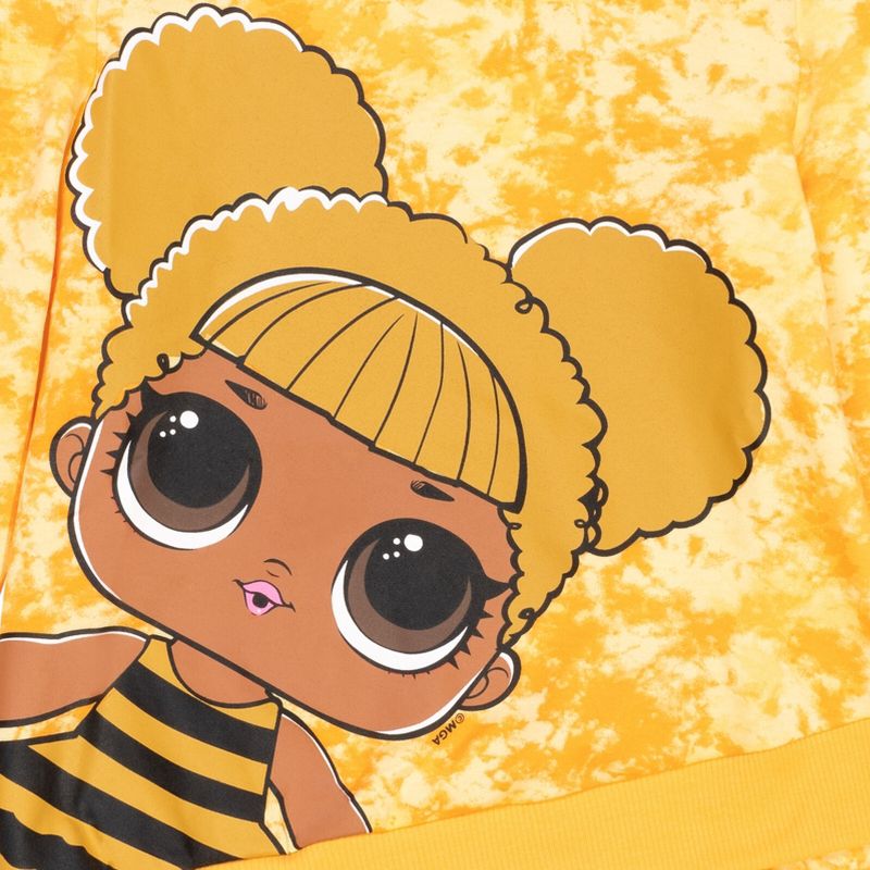 L.O.L. Surprise! Queen Bee Diva Girls Fleece Pullover Hoodie Little Kid to Big Kid, 4 of 10