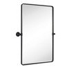 TEHOME Woodvale Rectangular Metal Framed Wall Mounted Bathroom Vanity Mirror - 2 of 4