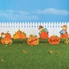 Collections Etc Harvest Scarecrow and Pumpkins Garden Stakes - Set of 6 NO SIZE - 2 of 2