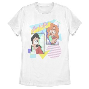 Women's A Goofy Movie Max and Roxanne Eye to Eye Forever T-Shirt - 1 of 4