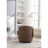 CAVINAS 360 Degree Swivel Chairs, Fabric Barrel Chair, Swivel Accent Chair, Single Sofa Chair, Round Armchair for Living Room, Bedroom - 2 of 4