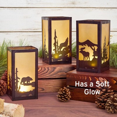 The Lakeside Collection Scenic Woodland Accent Lights