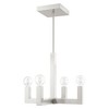 Livex Lighting Solna 4 - Light Chandelier in  Brushed Nickel - 3 of 4