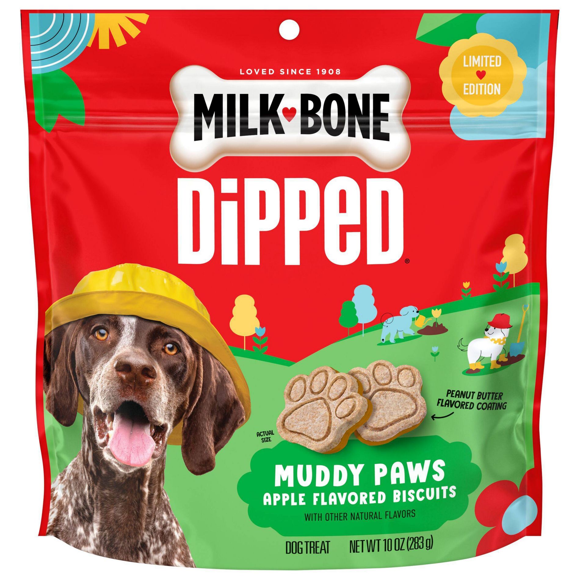 Milk-Bone Apple Flavor Muddy Paws Dog Treats - 10oz