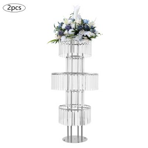 YIYIBYUS 5 Tier Flower Stands, 2PCS Flower Stands, Crystal Flower Stands - 1 of 4