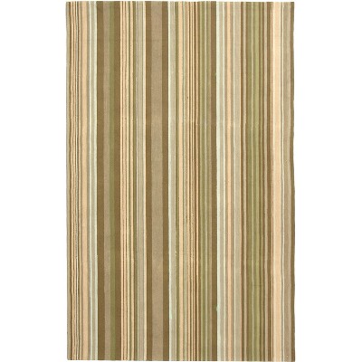 Newport NPT424 Hand Hooked Area Rug - Brown/Multi - 3'x5' - Safavieh