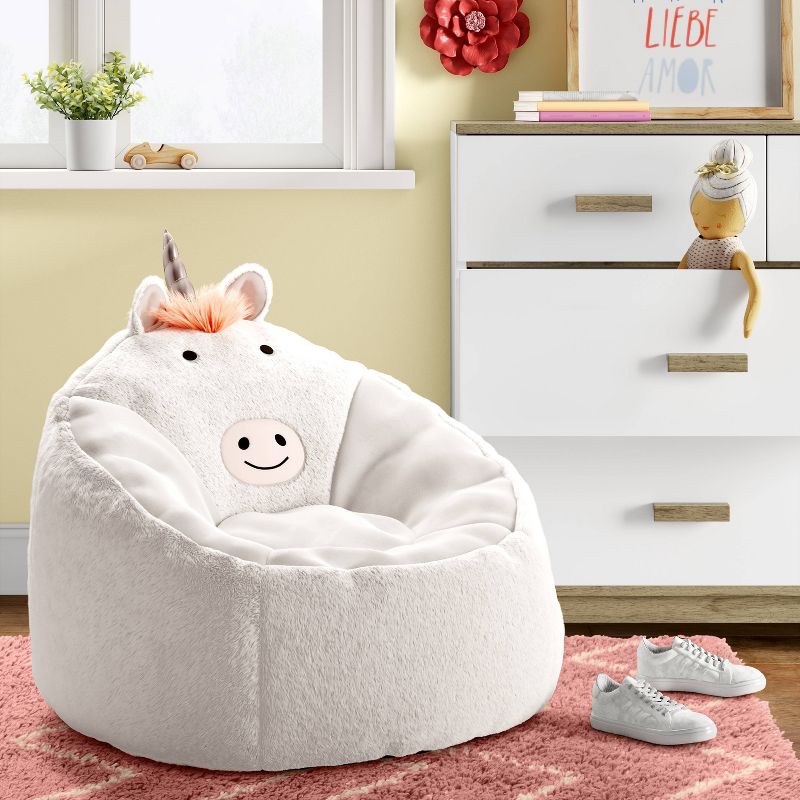 Unicorn Kids&#39; Bean Bag Chair - Pillowfort&#8482;, 3 of 11