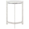 Zuo Barmas Side Table White & Silver - 3 of 4