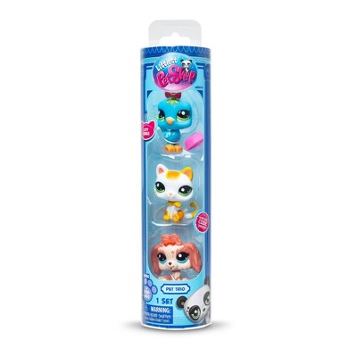 Littlest Pet Shop 3pk Collectible Figures - Llasa Opso, Cat, Fancy Bird_4