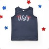 The Juniper Shop USA Cursive Coquette Toddler Tank - 2 of 4