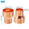 Unique Bargains Sweat Solder Connection Copper Reducing Coupling Pressure Plumb Fittings - 2 of 4