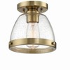 Craftmade Lighting Lodie 1 - Light Flush Mount in  Satin Brass - 2 of 3