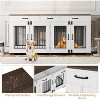 Nasitip 71'' Dog Crate Furniture for 2 Dogs, Wooden Double Dog Crate with 3 Drawers and Removable Room Divider for Large Medium Dogs - 4 of 4