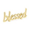 Cheung's Roven Gold Cast Iron Calligraphic Blessed Table Decor - 2 of 4