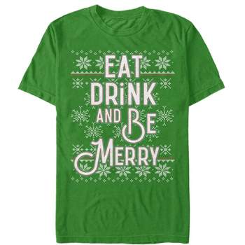 Men's Lost Gods Christmas Eat, Drink, Be Merry T-Shirt