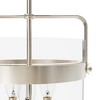 Karloff 11.75" 3-Light Pendant Brushed Nickel Indoor Ceiling Light - 2 of 4