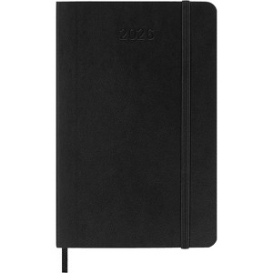 Moleskine 3.5"x5.5" 12 Months 2026 12 Months Weekly Notebook Black Soft - 1 of 4