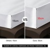 PiccoCasa 14" Silky Deep Pocket Breathable Soft Fitted Sheet - 2 of 4