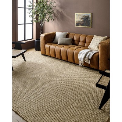 Hauteloom Rectangle Area Rug  Brown
