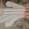 Dexypaws: Pet Spa Glove Wipes - Dog - 10ct Grooming Mitts, Oatmeal & Aloe - 4 of 4