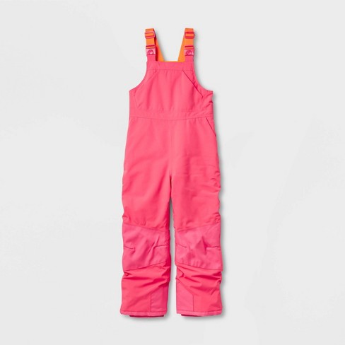 Kids' Waterproof Snow Bib - All In Motion™ Pink XXL