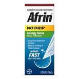 Afrin Nasal Spray No Drip Allergy Sinus Nasal Decongestant Relief Pump Mist - 0.5 fl oz